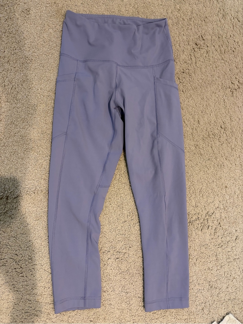 90 Degree By Reflex Lavender High-Waist Leggings